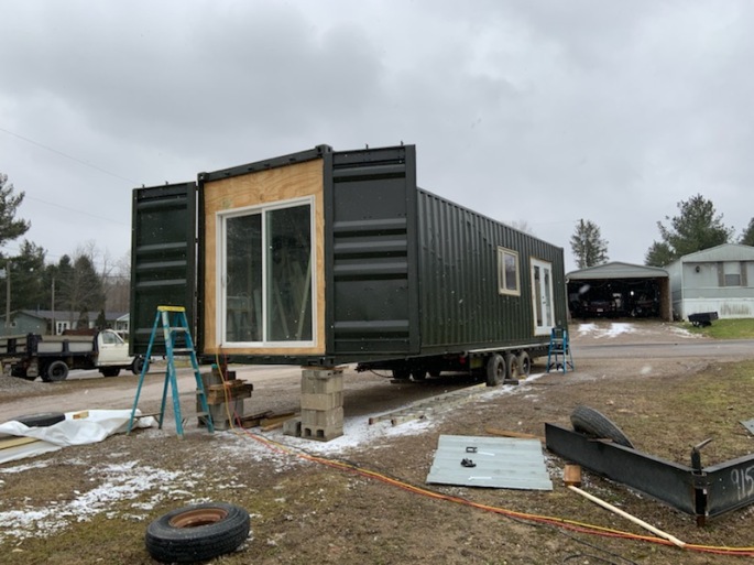Container Bedroom Exterior door Feb 2019